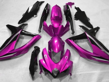 2008-2010 Glanzrosa Suzuki GSXR 600-750 Motorrad Verkleidungen