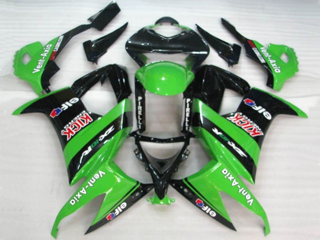 2008-2010 Grün Elf Kawasaki ZX10R Motorrad Verkleidungen 2008-2010 Grün Elf Kawasaki ZX10R Motorrad Verkleidungen
