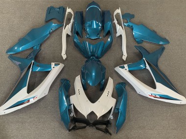 2008-2010 Hellblau OEM Stil Suzuki GSXR 600-750 Motorrad Verkleidungen