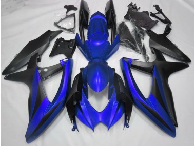 2008-2010 Matt Blau Suzuki GSXR 600-750 Motorrad Verkleidungen
