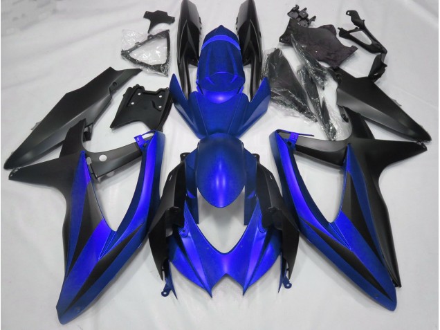 2008-2010 Matt Blau Suzuki GSXR 600-750 Motorrad Verkleidungen