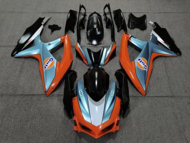 2008-2010 Matte Gulf Suzuki GSXR 600-750 Motorrad Verkleidungen