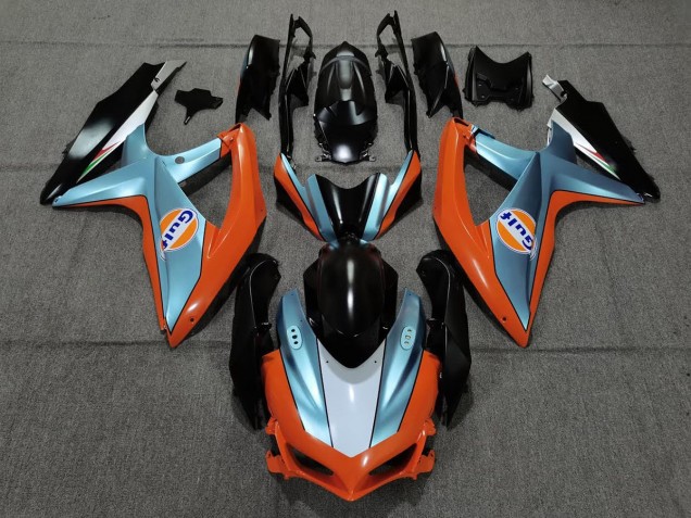 2008-2010 Matte Gulf Suzuki GSXR 600-750 Motorrad Verkleidungen