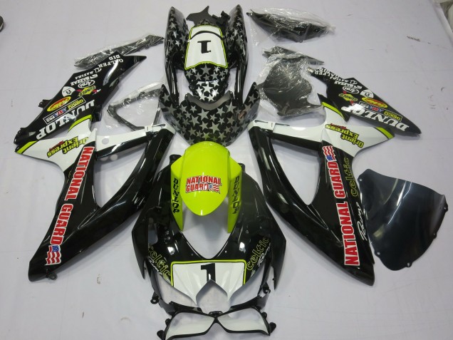 2008-2010 National Guard Suzuki GSXR 600-750 Motorrad Verkleidungen