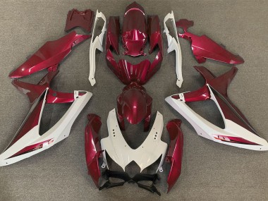 2008-2010 Rot OEM-Stil Suzuki GSXR 600-750 Motorrad Verkleidungen
