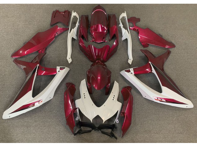 2008-2010 Rot OEM-Stil Suzuki GSXR 600-750 Motorrad Verkleidungen