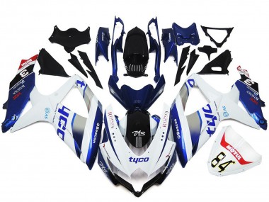 2008-2010 Tyco Benutzerdefinierter Glanzstil Suzuki GSXR 600-750 Motorrad Verkleidungen