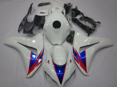2008-2011 Weiß Blau Rot Honda CBR1000RR Motorrad Verkleidungen