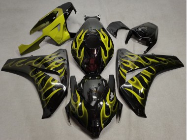 2008-2011 Gelb Flamme Honda CBR1000RR Motorrad Verkleidungen