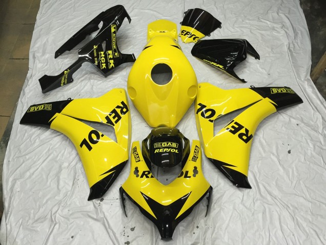 2008-2011 Gelb Glänzend Repsol Honda CBR1000RR Motorrad Verkleidungen 2008-2011 Gelb Glänzend Repsol Honda CBR1000RR Motorrad Verkleidungen