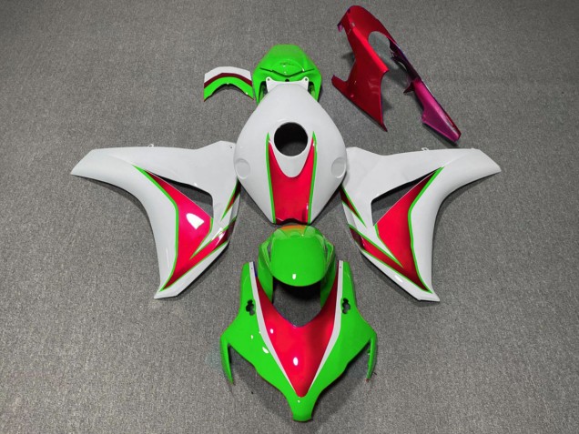 2008-2011 Grün & Rot Glänzend Honda CBR1000RR Motorrad Verkleidungen