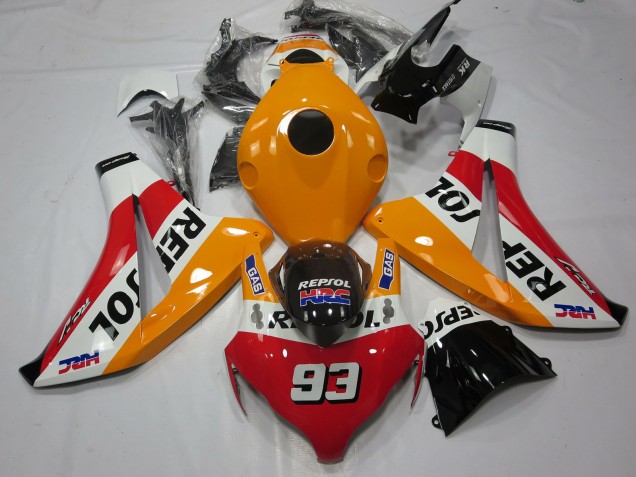 2008-2011 Hell Repsol Honda CBR1000RR Motorrad Verkleidungen