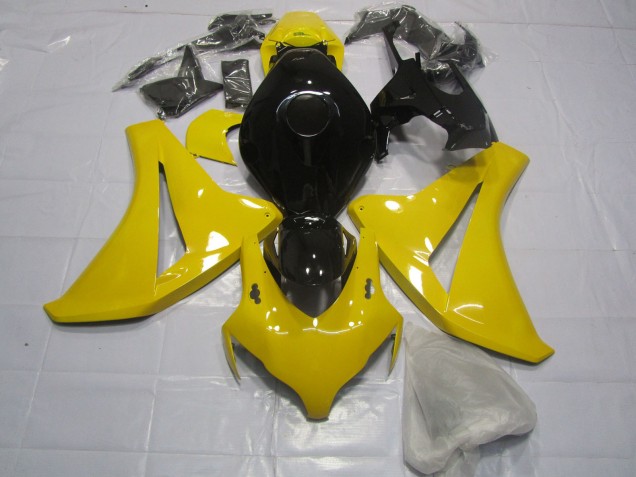 2008-2011 Klares Gelb & Schwarz Honda CBR1000RR Motorrad Verkleidungen