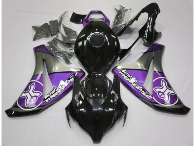 2008-2011 Lila Auf Schwarz Benutzerdefiniert Honda CBR1000RR Motorrad Verkleidungen