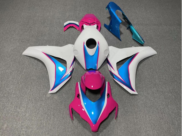2008-2011 Pink & Blau Glänzend Honda CBR1000RR Motorrad Verkleidungen