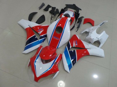 2008-2011 Rot Blau & Weiß Honda CBR1000RR Motorrad Verkleidungen