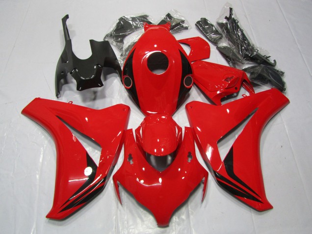 2008-2011 Rot Glänzend Klein-Akzent-Design Honda CBR1000RR Motorrad Verkleidungen