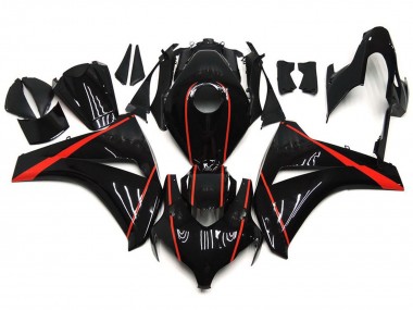 2008-2011 Rot Glänzend & Schwarz Honda CBR1000RR Motorrad Verkleidungen