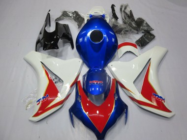 2008-2011 Weiß Rot & Tiefes Blau Honda CBR1000RR Motorrad Verkleidungen