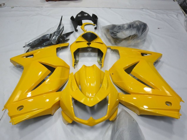 2008-2012 Gelb Kawasaki Ninja 250 Motorrad Verkleidungen