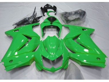 2008-2012 Glänzend Grün Kawasaki Ninja 250 Motorrad Verkleidungen