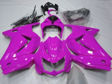 2008-2012 Glanzrosa Kawasaki Ninja 250 Motorrad Verkleidungen
