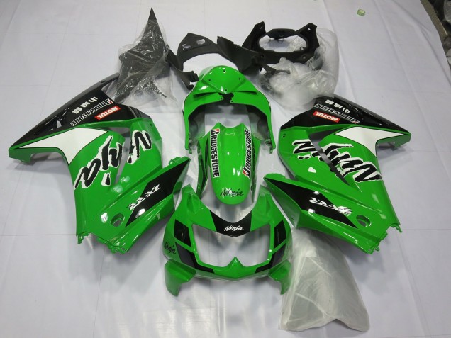 2008-2012 Grüner Ninja Kawasaki Ninja 250 Motorrad Verkleidungen 2008-2012 Grüner Ninja Kawasaki Ninja 250 Motorrad Verkleidungen