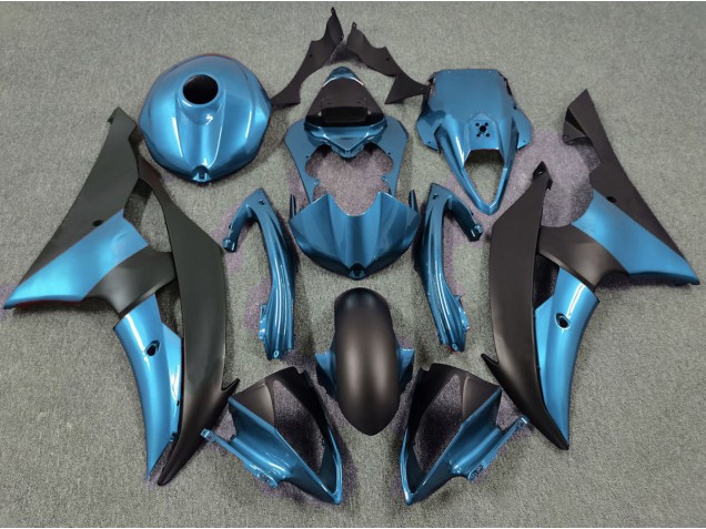2008-2016 Elektrisches Blau & Matt Schwarz Yamaha R6 Motorrad Verkleidungen 2008-2016 Elektrisches Blau & Matt Schwarz Yamaha R6 Motorrad Verkleidungen