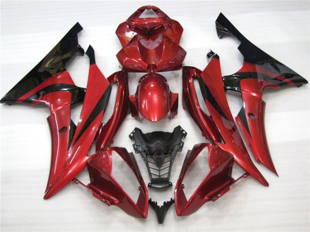 2008-2016 Kastanienbraun Schwarz Yamaha R6 Motorrad Verkleidungen