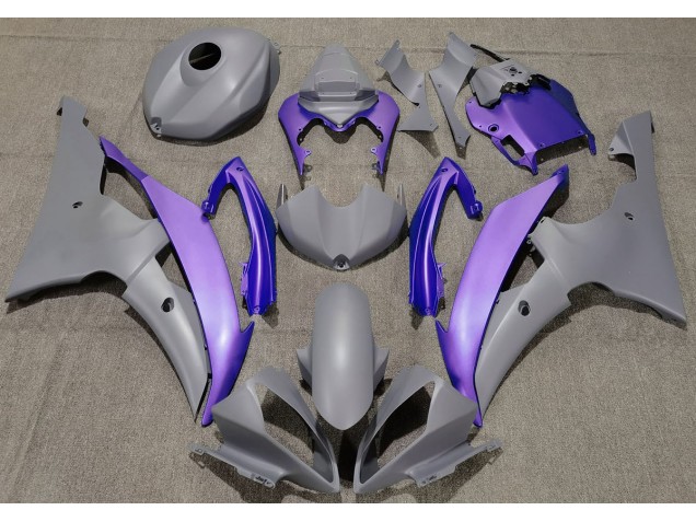 2008-2016 Matt Grau & Lila Yamaha R6 Motorrad Verkleidungen
