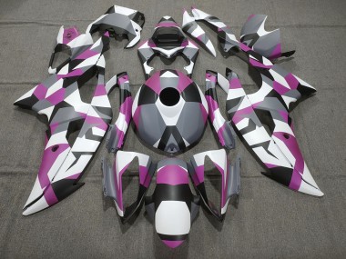 2008-2016 Rosa Tarnung Einfarbig Yamaha R6 Motorrad Verkleidungen