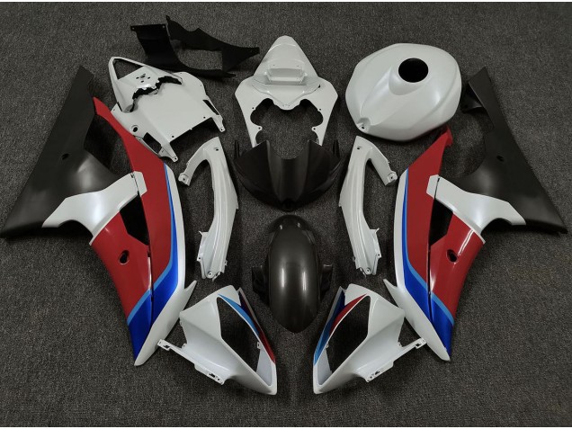 2008-2016 Weiß Rot & Blau Yamaha R6 Motorrad Verkleidungen 2008-2016 Weiß Rot & Blau Yamaha R6 Motorrad Verkleidungen