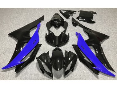 2008-2016 Schwarz Glänzend & Blau Yamaha R6 Motorrad Verkleidungen