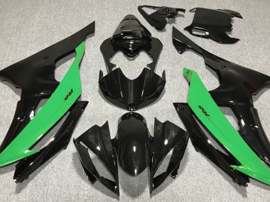 2008-2016 Schwarz Glänzend & Grün Yamaha R6 Motorrad Verkleidungen