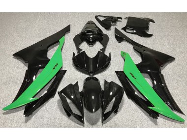2008-2016 Schwarz Glänzend & Grün Yamaha R6 Motorrad Verkleidungen