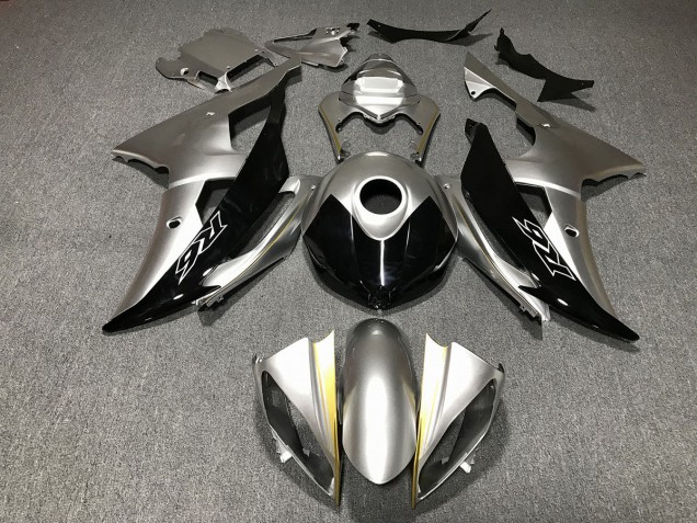 2008-2016 Silber & Schwarz Custom Yamaha R6 Motorrad Verkleidungen