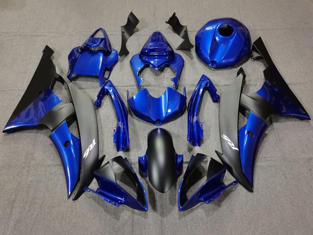 2008-2016 Tiefes Blau & Matt Schwarz Yamaha R6 Motorrad Verkleidungen 2008-2016 Tiefes Blau & Matt Schwarz Yamaha R6 Motorrad Verkleidungen