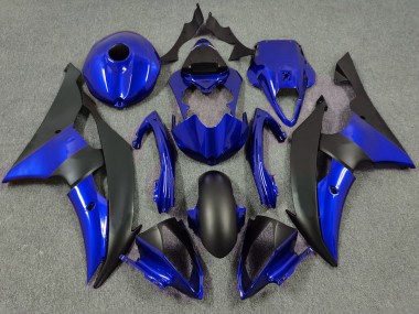 2008-2016 Tiefes Blau & Matt Schwarz Yamaha R6 Motorrad Verkleidungen