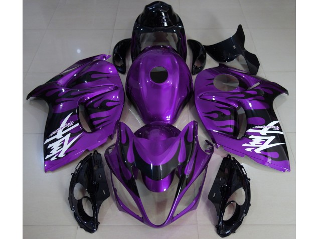 2008-2020 Glanz Lila & Schwarz Suzuki GSXR 1300 Motorrad Verkleidungen