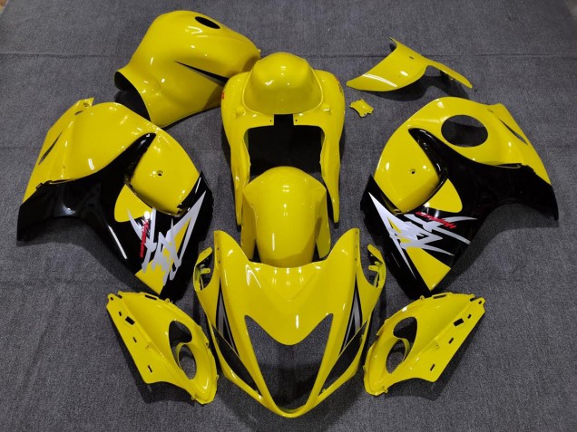 2008-2020 Glänzendes Gelb Mit Schwarzem Stil Suzuki GSXR 1300 Motorrad Verkleidungen 2008-2020 Glänzendes Gelb Mit Schwarzem Stil Suzuki GSXR 1300 Motorrad Verkleidungen