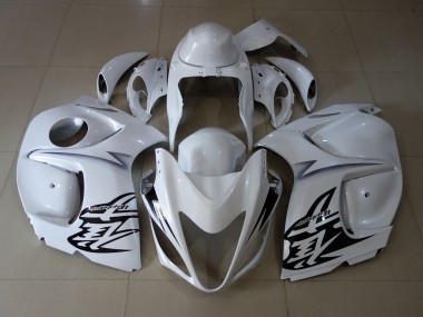 2008-2020 Weiß Suzuki GSXR 1300 Motorrad Verkleidungen