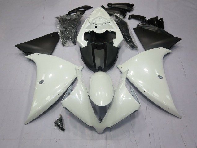 2009-2011 Glänzend Weiß Yamaha R1 Motorrad Verkleidungen 2009-2011 Glänzend Weiß Yamaha R1 Motorrad Verkleidungen