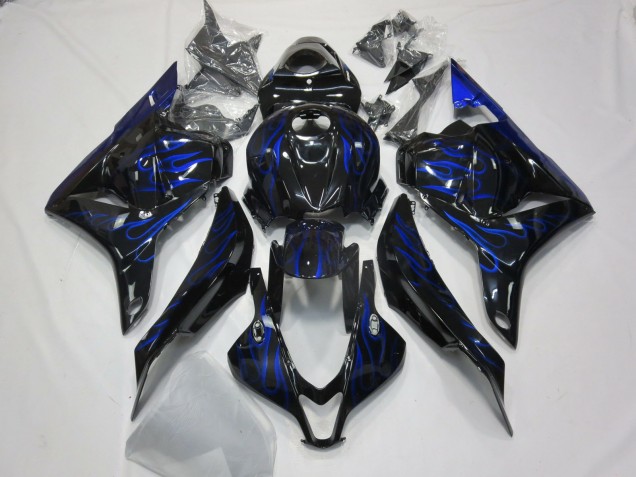 2009-2012 Blaue Flamme Honda CBR600RR Motorrad Verkleidungen 2009-2012 Blaue Flamme Honda CBR600RR Motorrad Verkleidungen