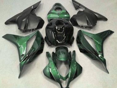 2009-2012 Dunkelgrün Mit Schwarz Honda CBR600RR Motorrad Verkleidungen