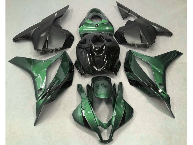 2009-2012 Dunkelgrün Mit Schwarz Honda CBR600RR Motorrad Verkleidungen 2009-2012 Dunkelgrün Mit Schwarz Honda CBR600RR Motorrad Verkleidungen