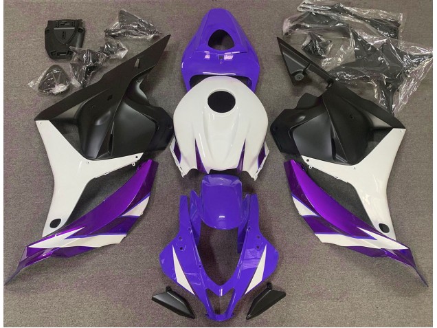 2009-2012 Glanz Lila Weiß & Violett Honda CBR600RR Motorrad Verkleidungen 2009-2012 Glanz Lila Weiß & Violett Honda CBR600RR Motorrad Verkleidungen