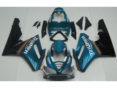 2009-2012 Glänzend Hellblau Triumph Daytona 675 Motorrad Verkleidungen