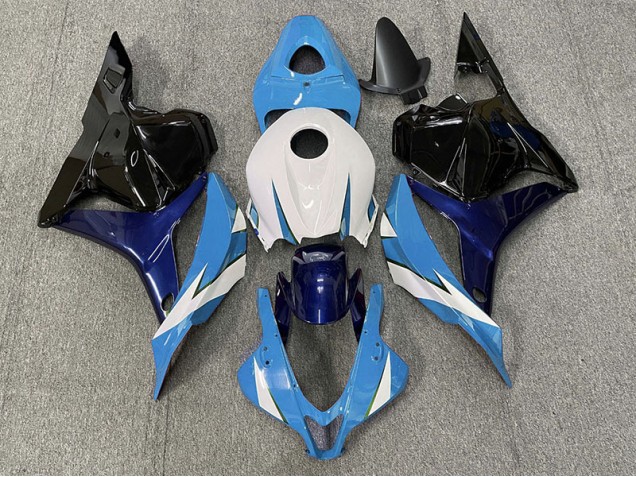 2009-2012 Hellblau & Weiß Honda CBR600RR Motorrad Verkleidungen