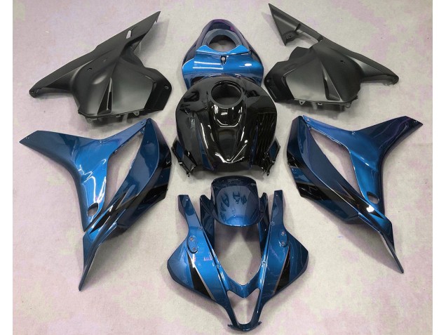 2009-2012 Hellblau Mit Schwarz Honda CBR600RR Motorrad Verkleidungen 2009-2012 Hellblau Mit Schwarz Honda CBR600RR Motorrad Verkleidungen