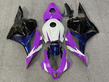 2009-2012 Lila & Weiß Honda CBR600RR Motorrad Verkleidungen